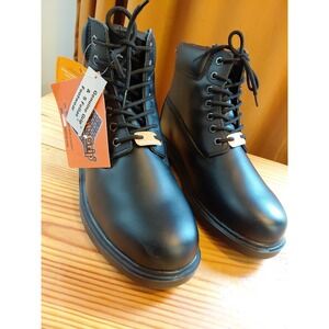 New Genuine Grip 7160-11W 7160, Men's Work Boot, 9.5 Wide, Leather, 6 In Height,